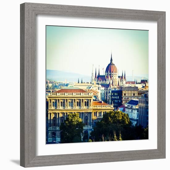 Hungarian Parliament Building, Budapest, Hungary-Doug Pearson-Framed Photographic Print
