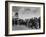 Hungarian Political Refugees Getting Off an Airplane-Carl Mydans-Framed Photographic Print