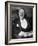 Hungarian Prince George Festetics Clad in Tuxedo While Sitting in Chair at Festetics Castle-Margaret Bourke-White-Framed Photographic Print