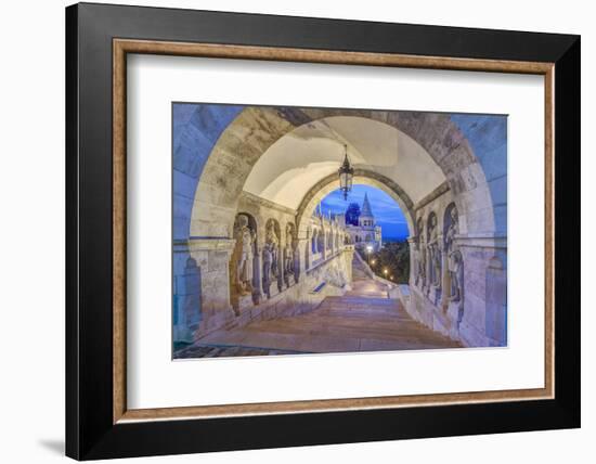 Hungary, Budapest, Fisherman's Bastion-Rob Tilley-Framed Photographic Print