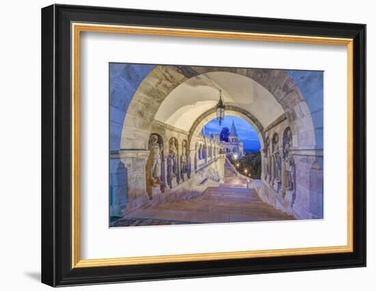 Hungary, Budapest, Fisherman's Bastion-Rob Tilley-Framed Photographic Print