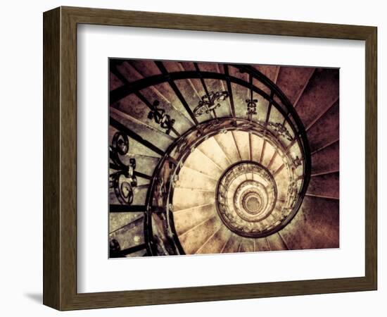 Hungary, Budapest, St; Stephen Cathedral (Szent Istvan Bazilika), Staircase to Dome-Michele Falzone-Framed Photographic Print