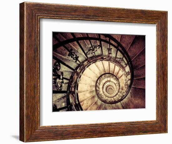 Hungary, Budapest, St; Stephen Cathedral (Szent Istvan Bazilika), Staircase to Dome-Michele Falzone-Framed Photographic Print