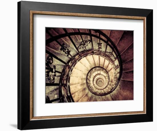 Hungary, Budapest, St; Stephen Cathedral (Szent Istvan Bazilika), Staircase to Dome-Michele Falzone-Framed Photographic Print