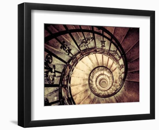 Hungary, Budapest, St; Stephen Cathedral (Szent Istvan Bazilika), Staircase to Dome-Michele Falzone-Framed Photographic Print