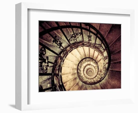 Hungary, Budapest, St; Stephen Cathedral (Szent Istvan Bazilika), Staircase to Dome-Michele Falzone-Framed Photographic Print