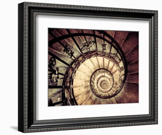 Hungary, Budapest, St; Stephen Cathedral (Szent Istvan Bazilika), Staircase to Dome-Michele Falzone-Framed Photographic Print