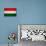 Hungary Flag Design with Wood Patterning - Flags of the World Series-Philippe Hugonnard-Art Print displayed on a wall