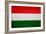 Hungary Flag Design with Wood Patterning - Flags of the World Series-Philippe Hugonnard-Framed Art Print