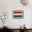 Hungary Flag Design with Wood Patterning - Flags of the World Series-Philippe Hugonnard-Framed Art Print displayed on a wall