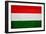 Hungary Flag Design with Wood Patterning - Flags of the World Series-Philippe Hugonnard-Framed Art Print