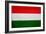 Hungary Flag Design with Wood Patterning - Flags of the World Series-Philippe Hugonnard-Framed Art Print