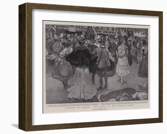 Hungary in London, the Bazaar in the Portman Rooms-Frank Craig-Framed Giclee Print