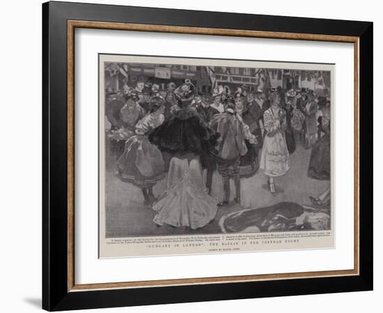 Hungary in London, the Bazaar in the Portman Rooms-Frank Craig-Framed Giclee Print