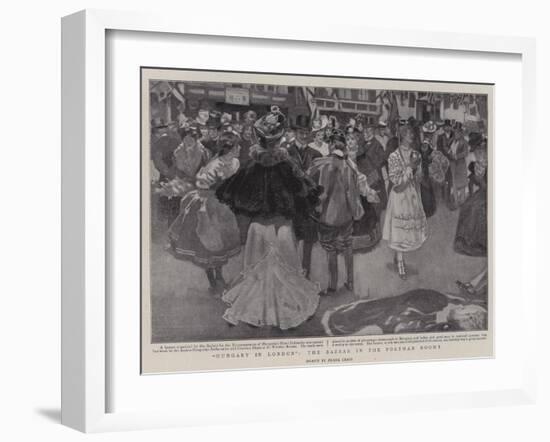 Hungary in London, the Bazaar in the Portman Rooms-Frank Craig-Framed Giclee Print