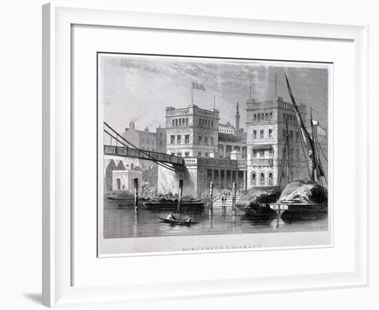 Hungerford Market, Westminster, London, C1847-null-Framed Giclee Print