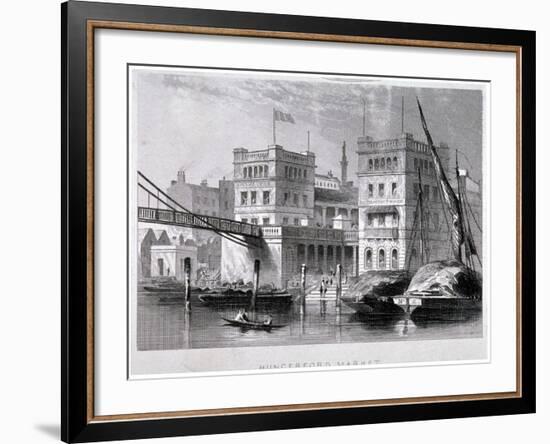 Hungerford Market, Westminster, London, C1847-null-Framed Giclee Print