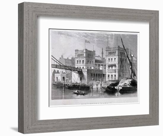 Hungerford Market, Westminster, London, C1847-null-Framed Giclee Print