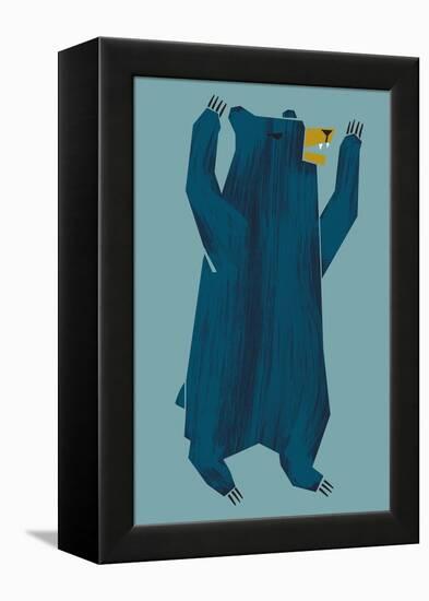 Hungry Bear-null-Framed Premier Image Canvas