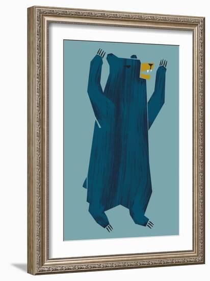 Hungry Bear-null-Framed Giclee Print