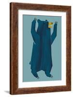 Hungry Bear-null-Framed Giclee Print