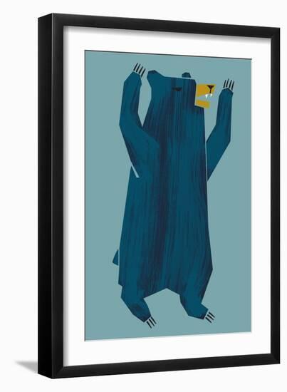 Hungry Bear--Framed Giclee Print