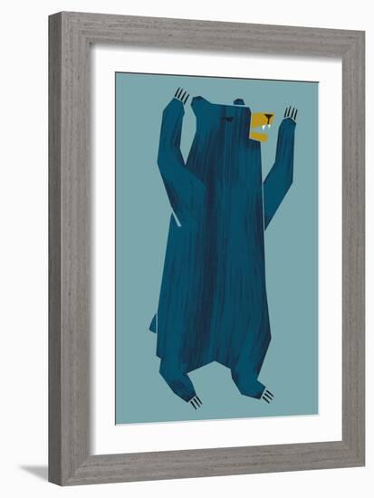 Hungry Bear-null-Framed Premium Giclee Print