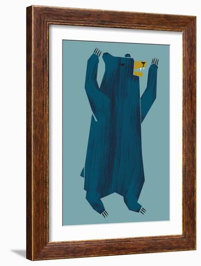 Hungry Bear-null-Framed Premium Giclee Print