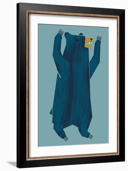 Hungry Bear-null-Framed Premium Giclee Print