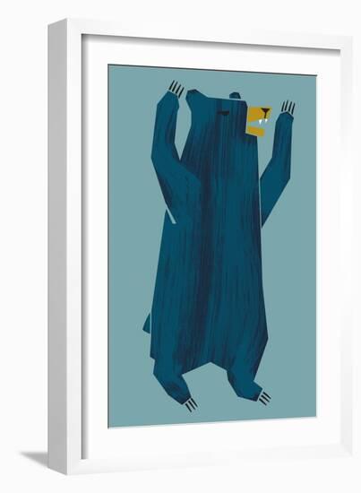 Hungry Bear-null-Framed Premium Giclee Print