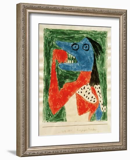 Hungry Girl-Paul Klee-Framed Giclee Print