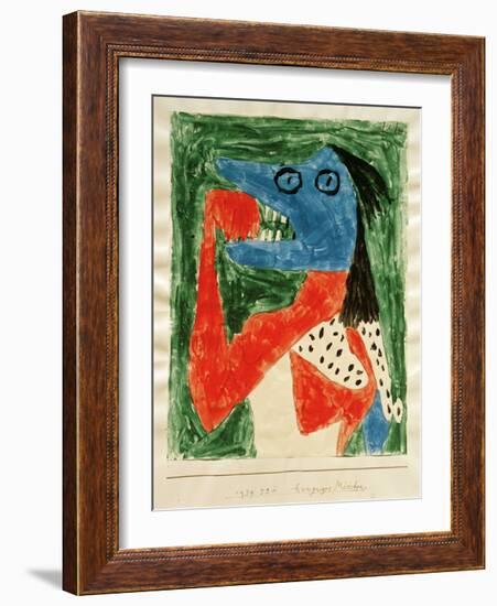 Hungry Girl-Paul Klee-Framed Giclee Print