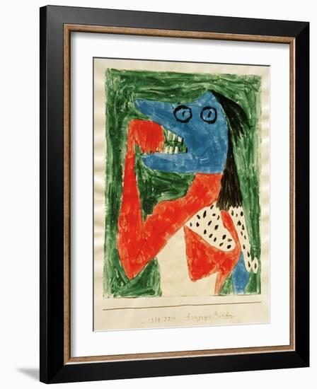 Hungry Girl-Paul Klee-Framed Giclee Print