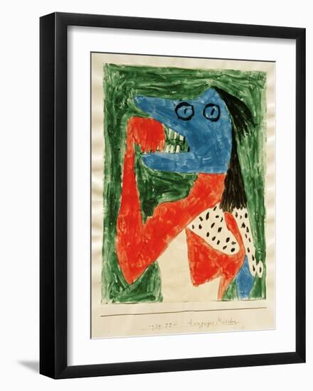 Hungry Girl-Paul Klee-Framed Giclee Print