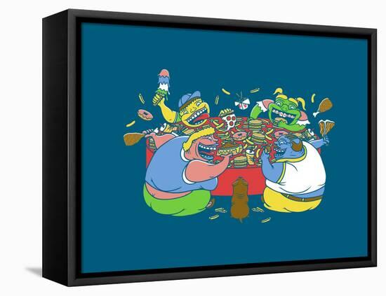 Hungry Hungry Humans-Steven Wilson-Framed Premier Image Canvas