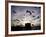 Hungry Seagulls Silhouetted Againt the Sunset in the Harbour at Essaouira, Morocco-Fergus Kennedy-Framed Photographic Print