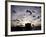 Hungry Seagulls Silhouetted Againt the Sunset in the Harbour at Essaouira, Morocco-Fergus Kennedy-Framed Photographic Print