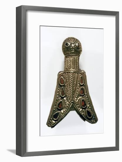 Hunnish gold fibula in the form of a cicada, 2nd century. Artist: Unknown-Unknown-Framed Giclee Print