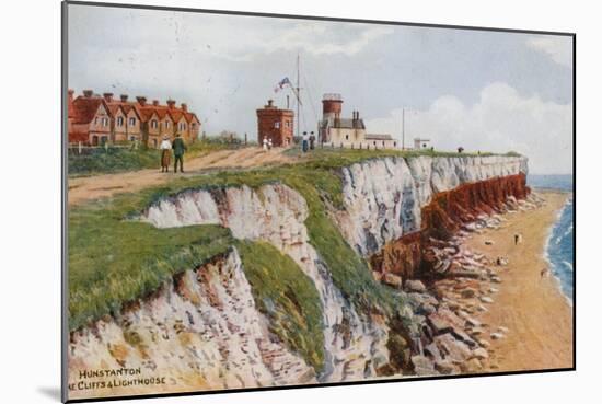 Hunstanton, the Cliffs and Lighthouse-Alfred Robert Quinton-Mounted Giclee Print