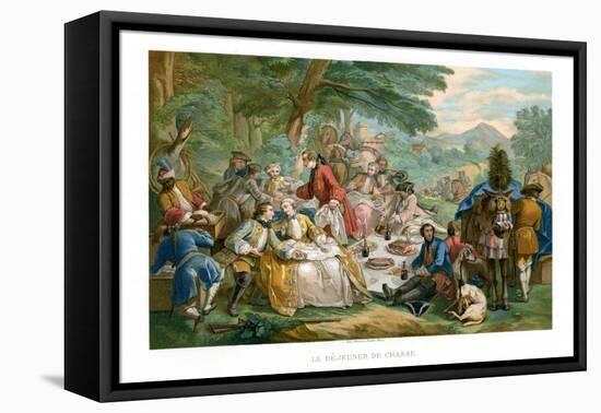 Hunt Breakfast, 1737-Urrabieta-Framed Premier Image Canvas