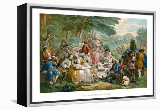 Hunt Breakfast, 1737-Urrabieta-Framed Premier Image Canvas