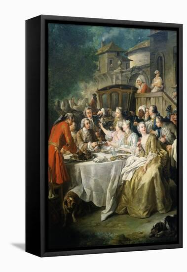 Hunt Luncheon (Un Déjeuner De Chasse), 1737-Jean Francois de Troy-Framed Premier Image Canvas