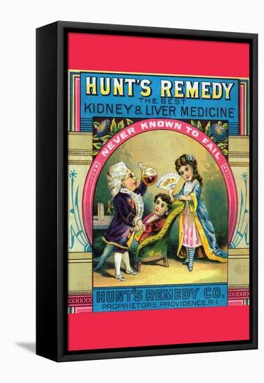 Hunt's Remedy Kidney & Liver Medicine-null-Framed Stretched Canvas