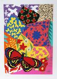 Untitled - Bird and Butterfly-Hunt Slonem-Serigraph