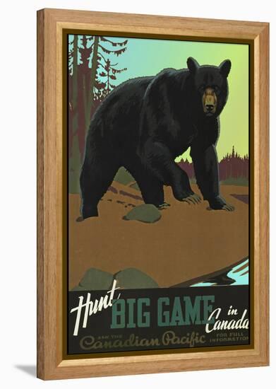 Huntbig Gamein Canada Grizzly-null-Framed Premier Image Canvas