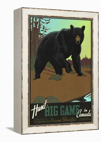 Huntbig Gamein Canada Grizzly-null-Framed Premier Image Canvas