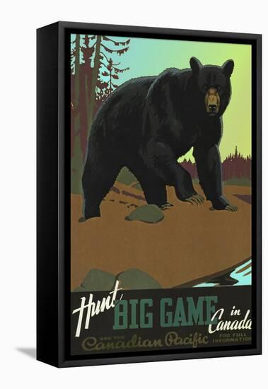 Huntbig Gamein Canada Grizzly-null-Framed Premier Image Canvas