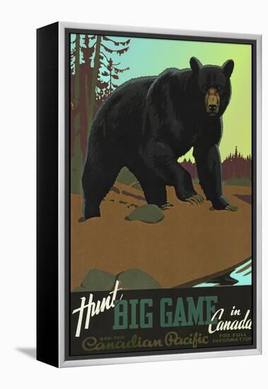 Huntbig Gamein Canada Grizzly-null-Framed Premier Image Canvas