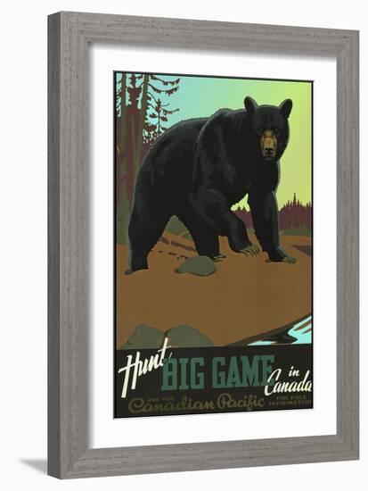 Huntbig Gamein Canada Grizzly-null-Framed Giclee Print