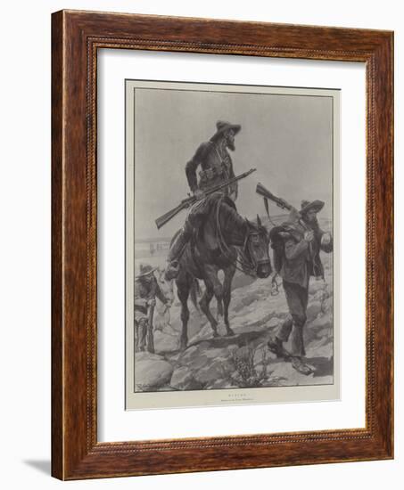 Hunted-Richard Caton Woodville II-Framed Giclee Print